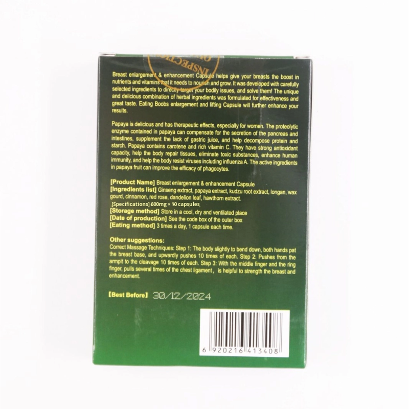 Breast Capsules Manufacturer - OEM Natural Herbal Enlargement