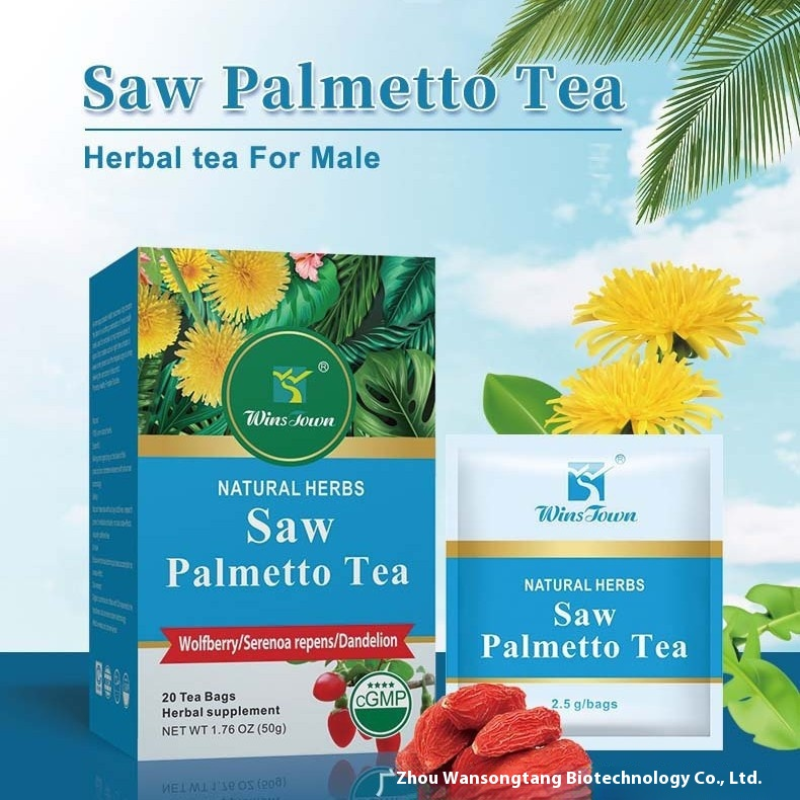 Saw Palmetto Tea Factory - Herbal Supplement Export Orange Peel