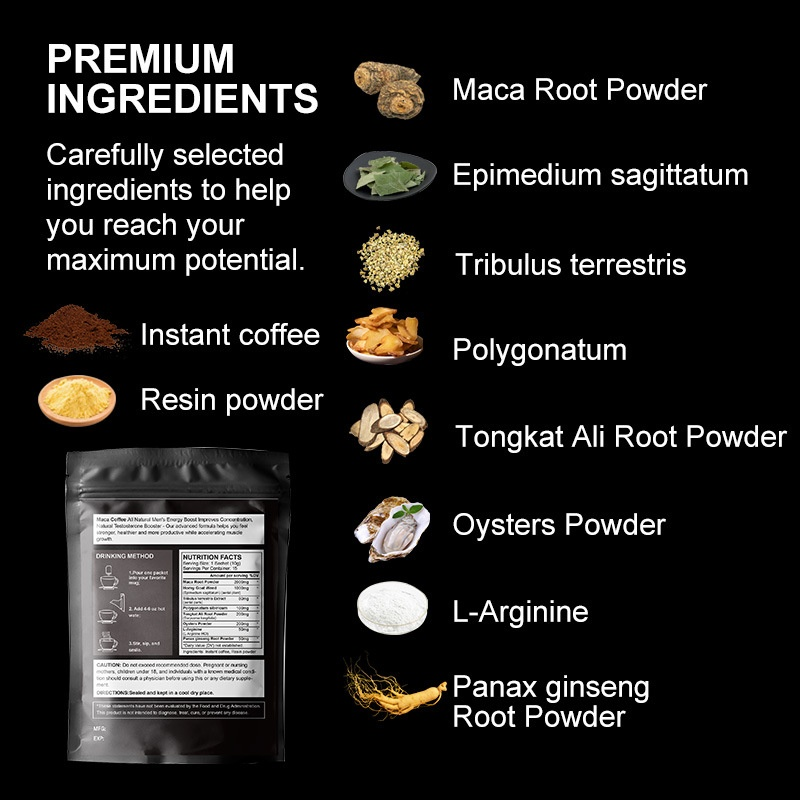 Maca Coffee Supplier - Men's Herbal Energy Boost