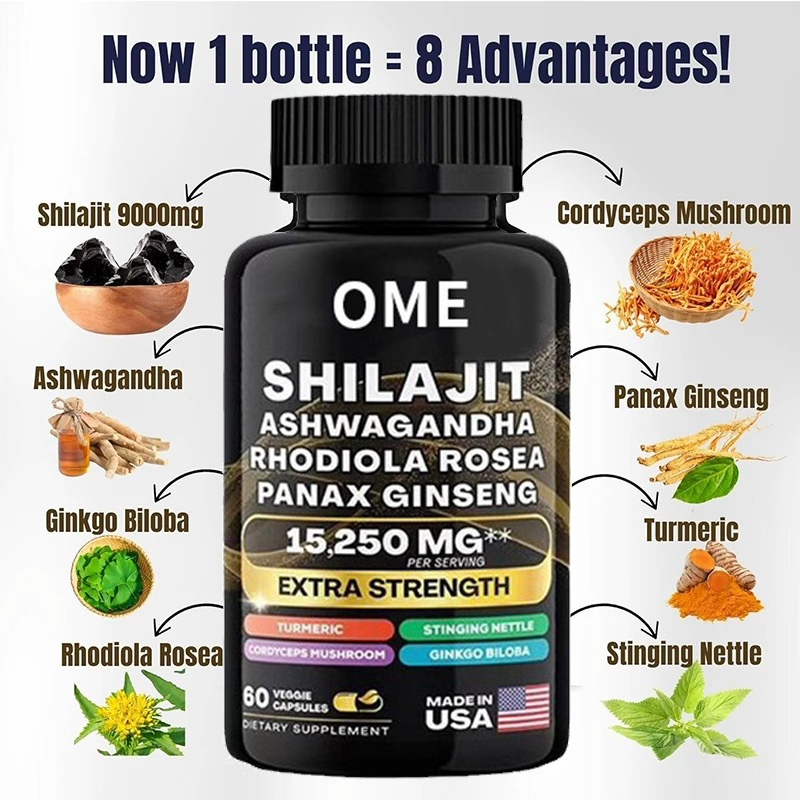 Shilajit Capsules Factory - Pure Himalayan Ashwagandha Ginseng