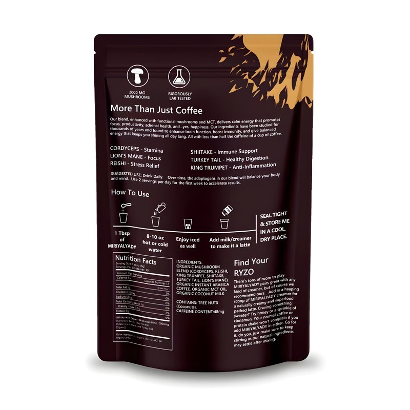 Mushroom Coffee Supplier - OEM Customized Mind Brain Blend