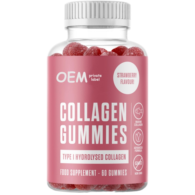 Collagen Gummies Supplier - OEM Women's Hair Skin Beauty