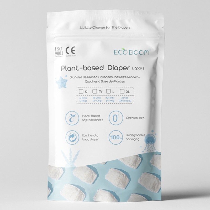 Organic Diapers Supplier - D2W Polybag Plant Based Disposable