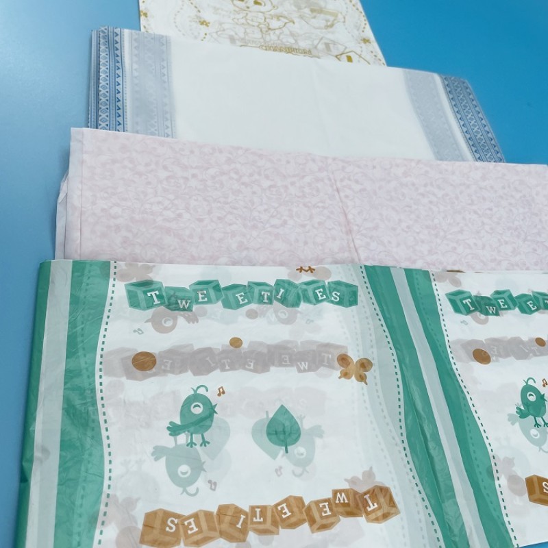 Raw Material Factory - Baby Adult Diapers PE Film Nonwoven Fabric