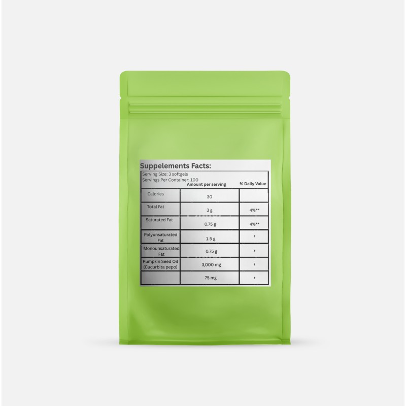 Pumpkin Seed Oil Softgel Manufacturer - OEM/ODM with Saw Palmetto