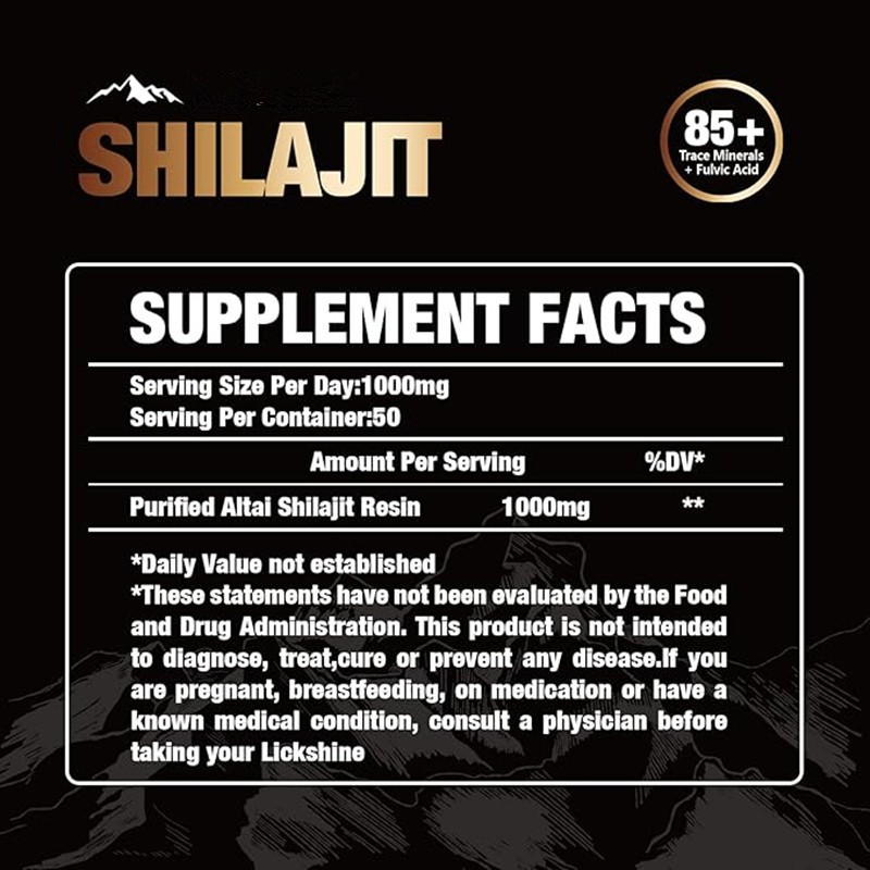 Shilajit Resin Factory - Private Label 85+ Trace Minerals Fulvic Acid