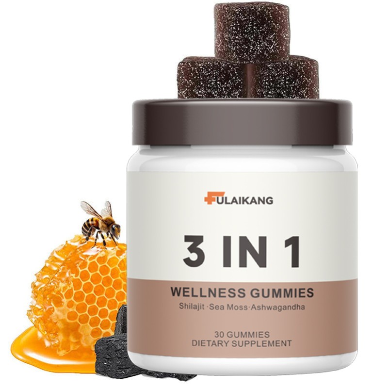 Wellness Gummies Manufacturer - OEM/ODM 3-in-1 Herbal Health Boost