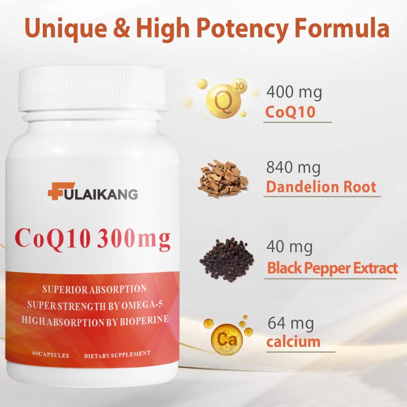 Coenzyme Q10 Softgels Manufacturer - OEM/ODM Water Soluble 400mg