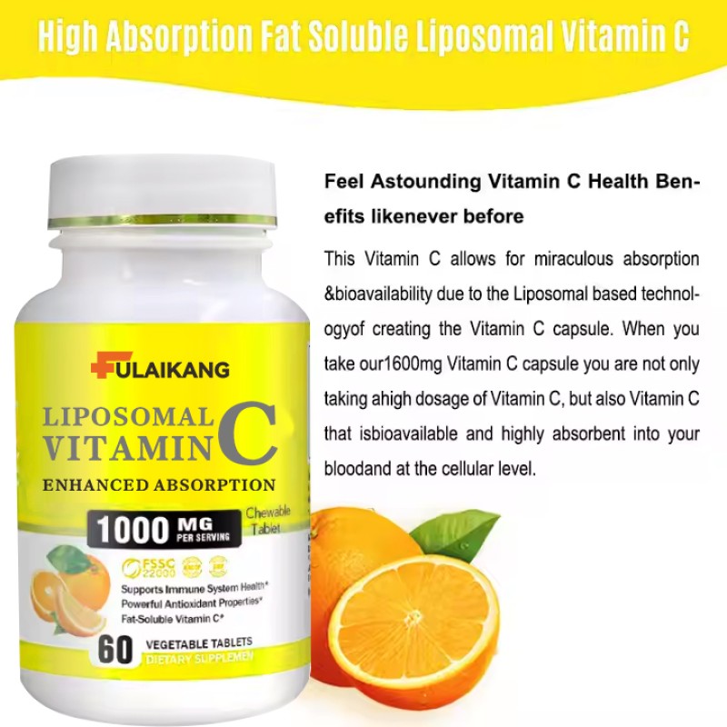 Vitamin C Tablets Manufacturer - OEM/ODM Liposomal 1000mg Immune Support