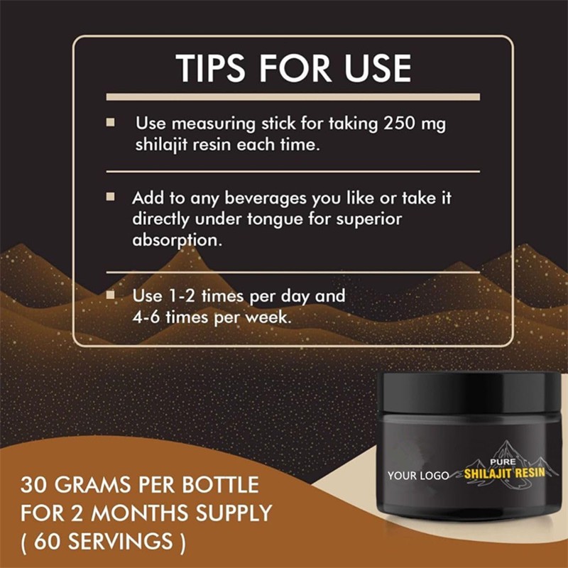 Shilajit Cream Manufacturer - OEM Pure Himalayan Mineral Paste