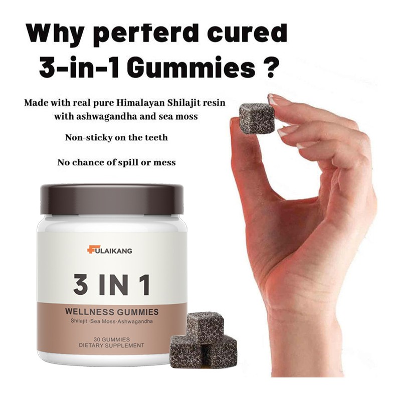 Wellness Gummies Manufacturer - OEM/ODM 3-in-1 Herbal Health Boost