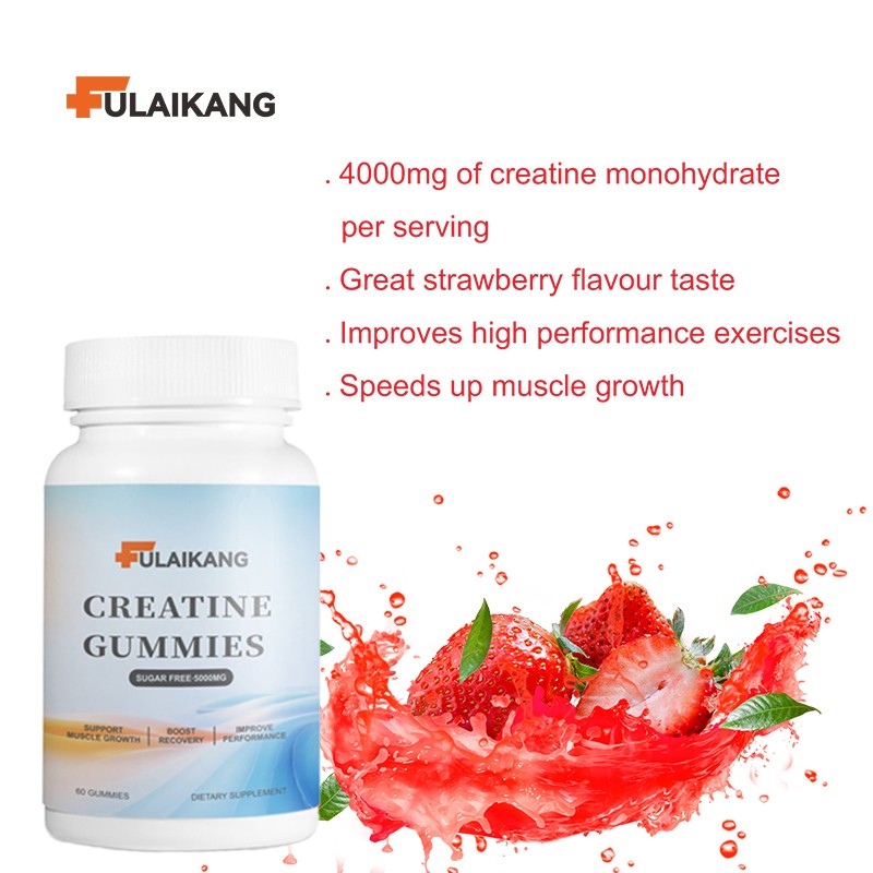 Pre Workout Gummies Supplier - OEM/ODM Creatine Monohydrate Energy Boost