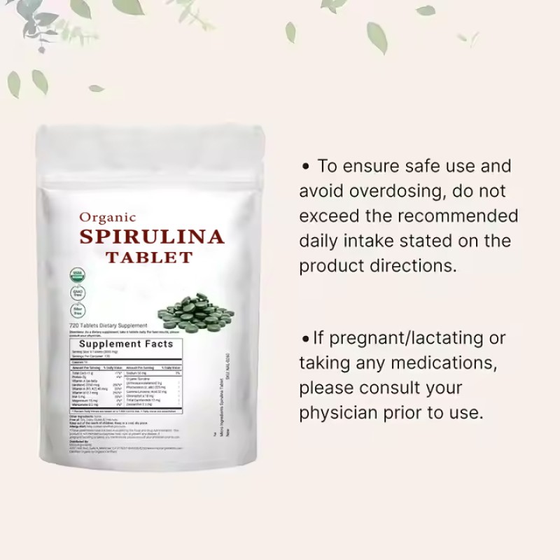 Spirulina Tablets Factory - OEM/ODM Private Label Nutritional Supplement