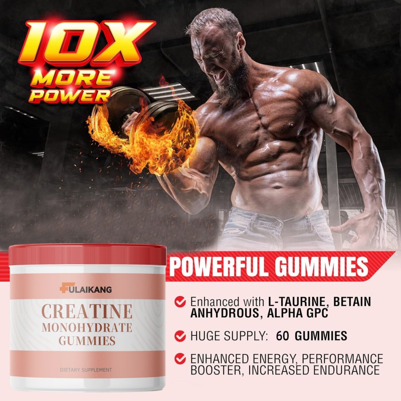 Vegan Creatine Gummies Factory - OEM/ODM Non-GMO Focus Strength Formula