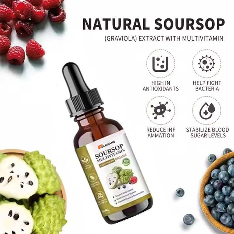 Soursop Drops Manufacturer - Private Label Organic Graviola Supplement