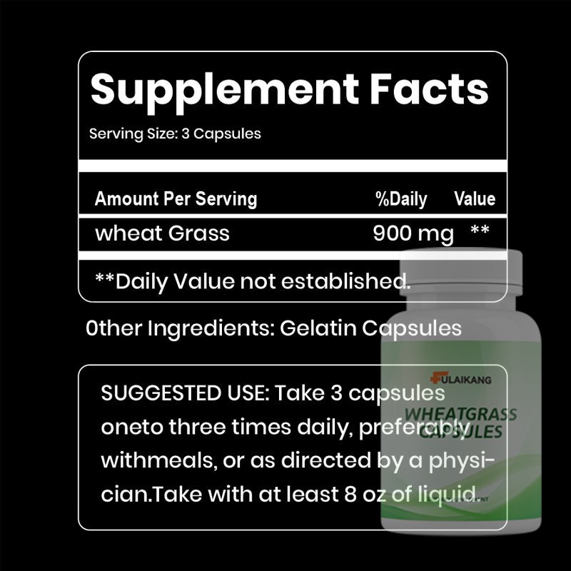 Wheat Grass Extract Capsules Manufacturer - Private Label Immunity Booster