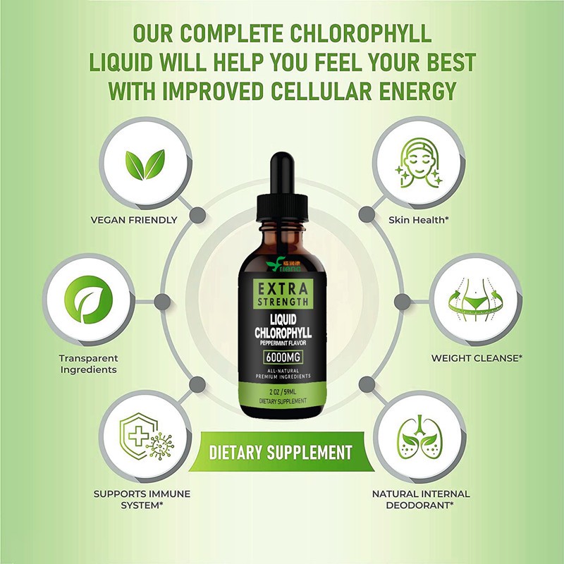 Chlorophyll Liquid Drops Supplier - OEM High Quality Detox Supplement