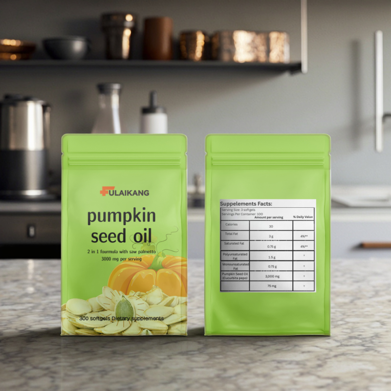 Pumpkin Seed Oil Softgel Manufacturer - OEM/ODM with Saw Palmetto