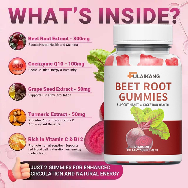 Beetroot Gummies Factory - Organic Sugar Free Immune Support Supplement