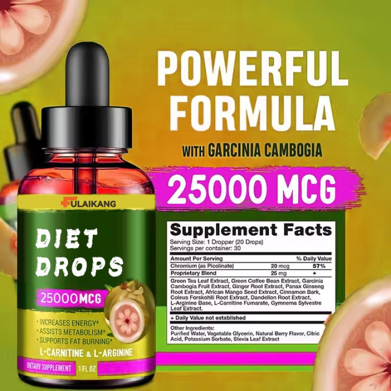 Appetite Suppressant Drops Factory - OEM Organic Garcinia Cambogia