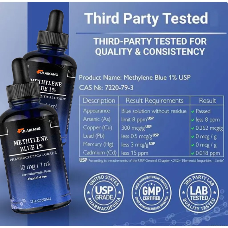 Methylene Blue Drops Manufacturer - OEM Private Label Brain Health