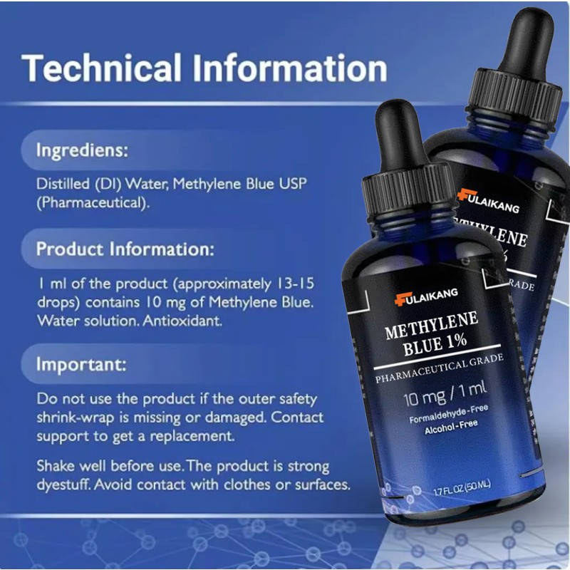 Methylene Blue Drops Manufacturer - OEM Private Label Brain Health