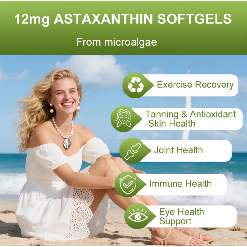 Astaxanthin Soft Capsules Manufacturer - OEM Halal Omega-3 EPA DHA