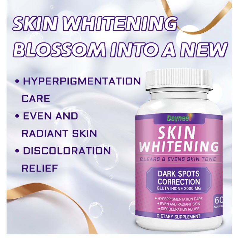 Skin Whitening Capsules Supplier - OEM Custom Vitamin C Glutathione Beauty