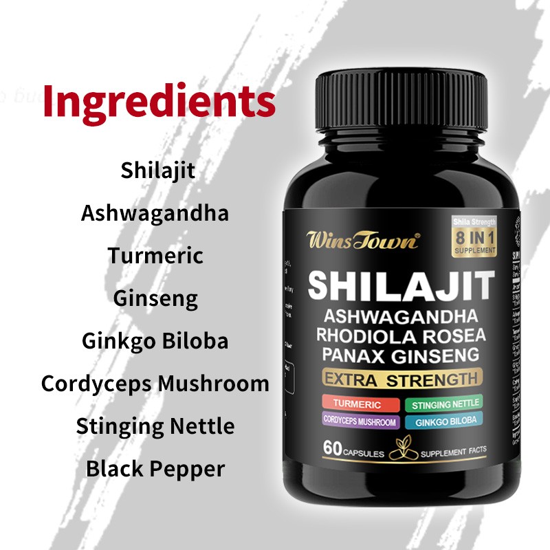 Energy Immunity Capsules Manufacturer - OEM Honey Ashwagandha Shilajit Formula