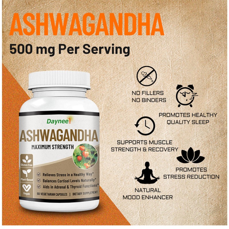 Ashwagandha Tablets Manufacturer - OEM Custom Sleep Stress Support Gluten Free