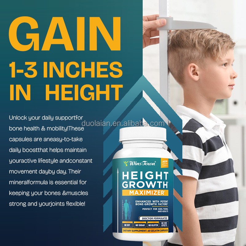 Height Growth Capsules Supplier - OEM Custom Kids Teens Bone Strength