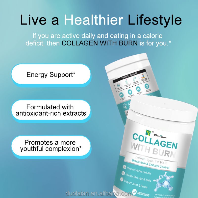Collagen Burn Powder Supplier - OEM Custom Metabolism Cellulite Vitamin C