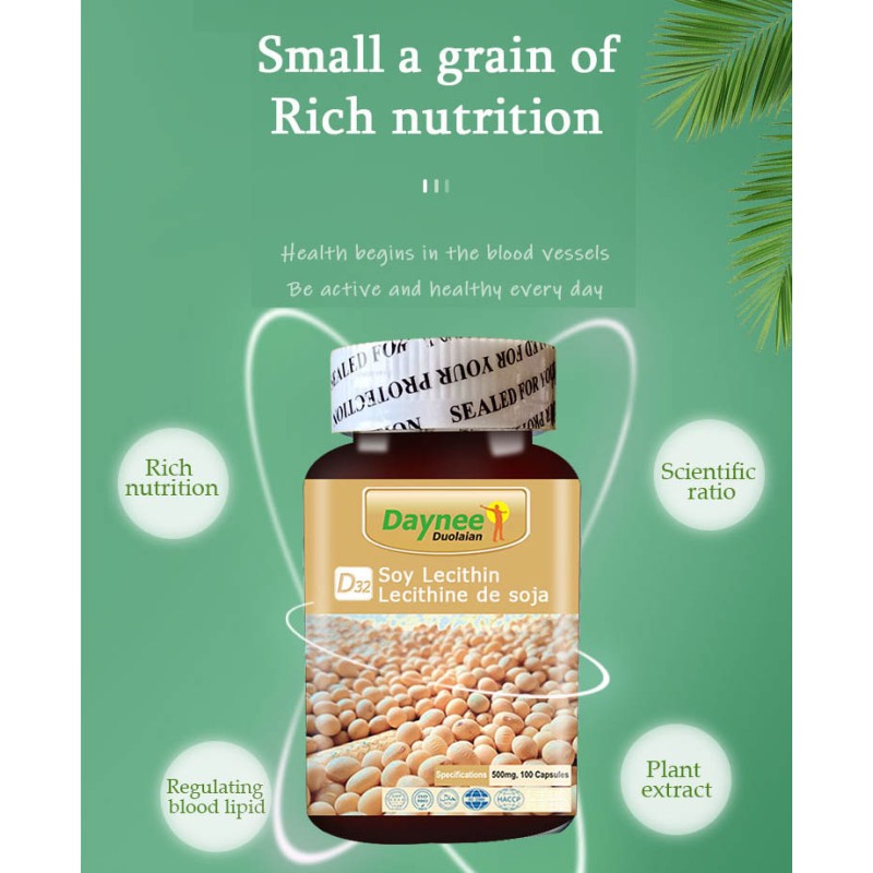 Soy Lecithin Capsules Supplier - Private Label Memory Sleep Vitamin E