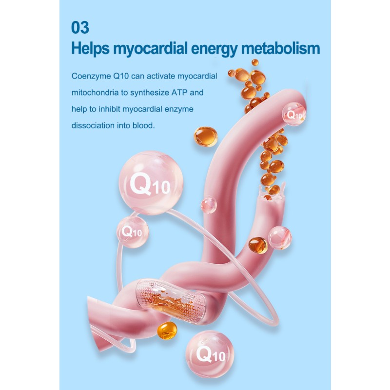 Coenzyme Q10 Capsules Factory - OEM Custom Heart Health Adult Supplement