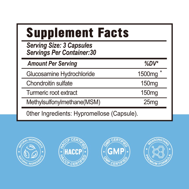 Joint Support Supplement Manufacturer - OEM Custom Glucosamine Chondroitin