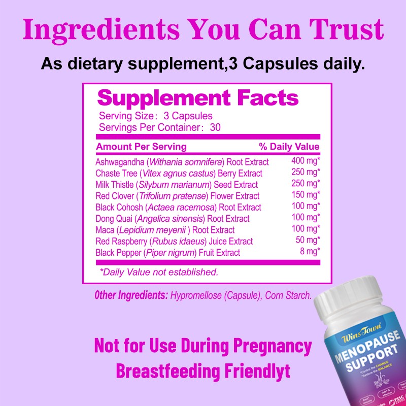 Hormonal Balance Capsules Factory - OEM Custom Turmeric Ashwagandha Menopause