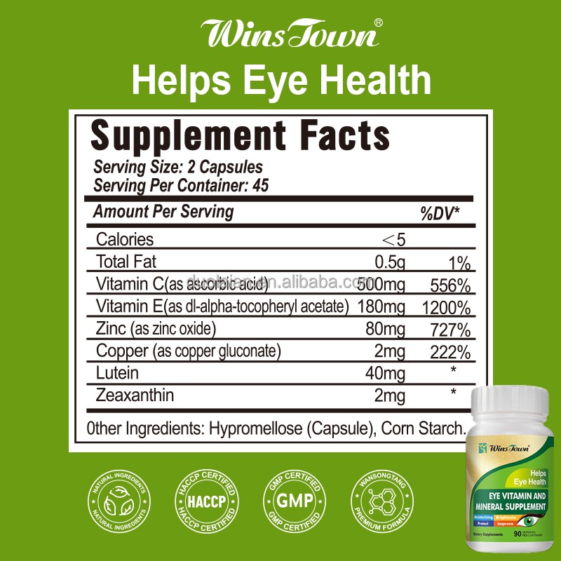 Eye Health Capsules Supplier - OEM Custom Lutein Vitamin C D E Omega-3