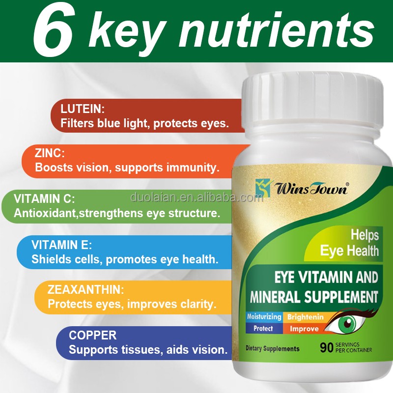 Eye Health Capsules Supplier - OEM Custom Lutein Vitamin C D E Omega-3
