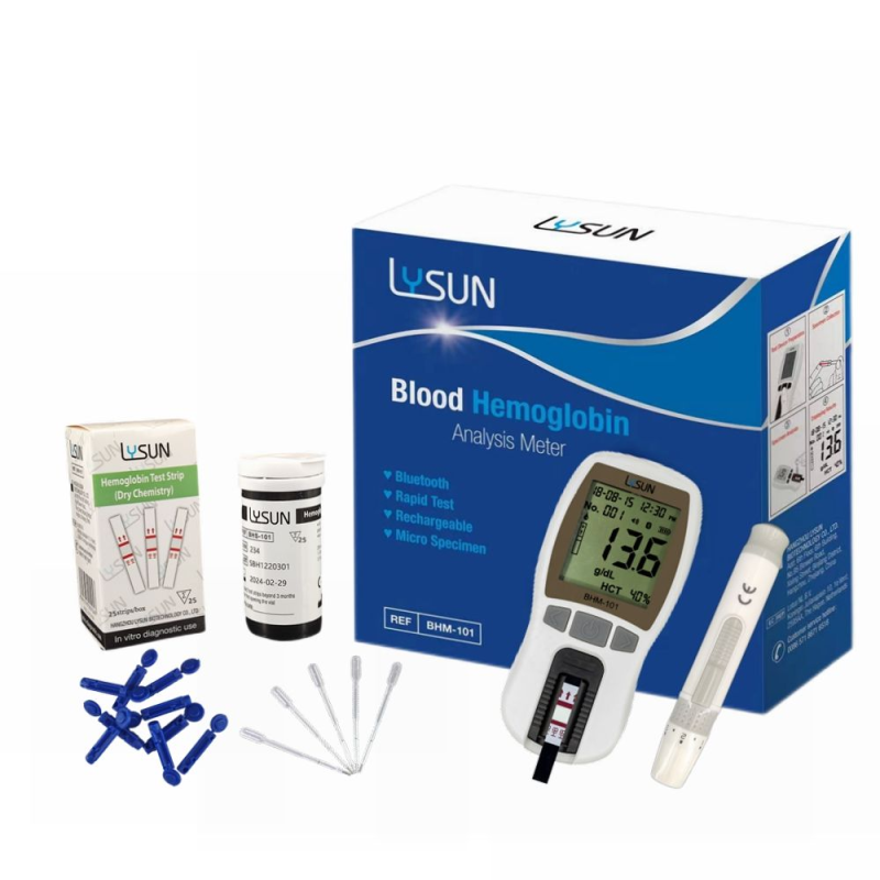 Hemoglobin Meter Manufacturer - LYSUN BHM-101 Portable Oxygen Analyzer