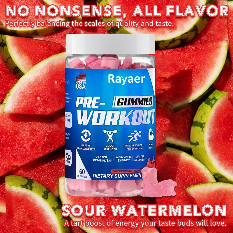 Pre Workout Gummies Manufacturer - Factory Supply Amino Energy Boost