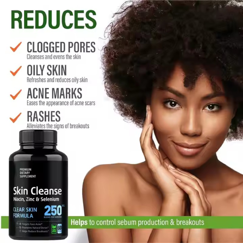 Acne Cleanse Capsules Manufacturer - OEM/ODM Skin Care Vegan Formula