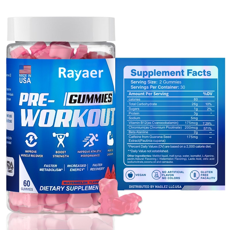 Pre Workout Gummies Manufacturer - Factory Supply Amino Energy Boost