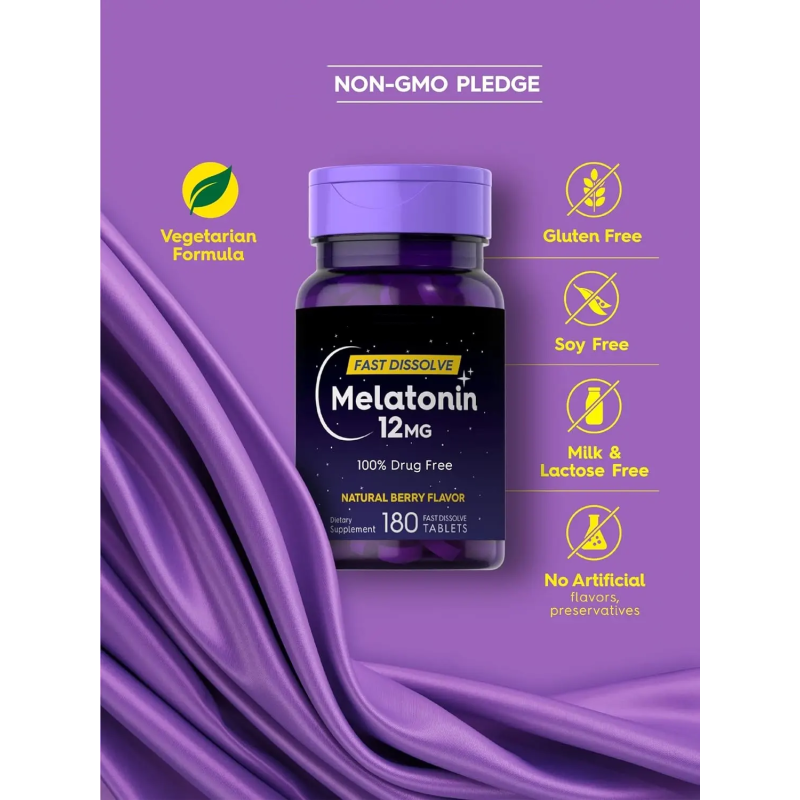 Melatonin Supplement Factory - Natural Berry Flavor Sleep Aid