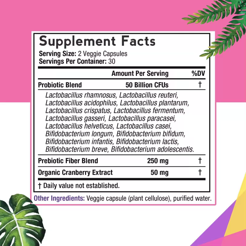 Women Probiotics Powder Manufacturer - Organic 50 Billion CFUs Digestive