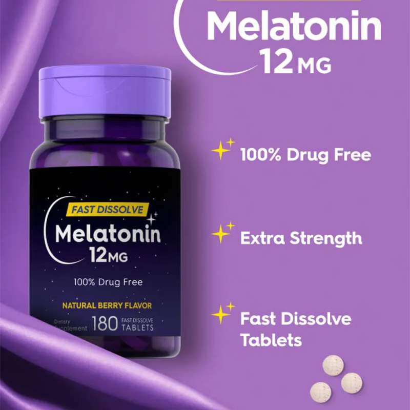 Melatonin Supplement Factory - Natural Berry Flavor Sleep Aid