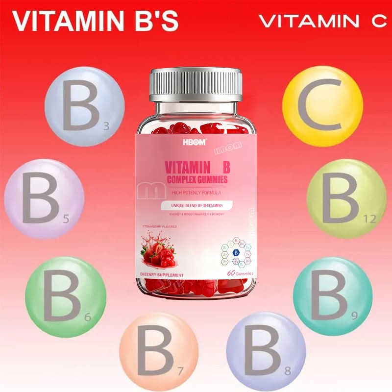 Vitamin B Gummies Manufacturer - OEM Custom B1 B2 Complex Sugar Free