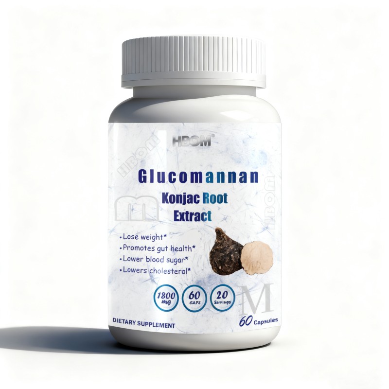 Glucomannan Capsules Supplier - OEM Custom Konjac Root Extract Slimming