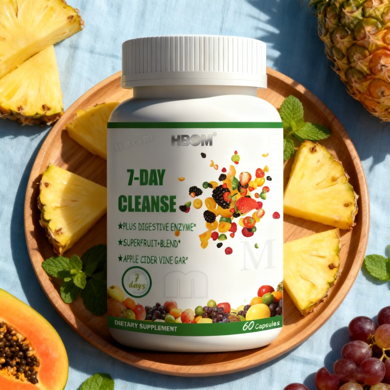 Detox Capsules Factory - OEM Custom 7 Day Cleanse Gut Health Comfort