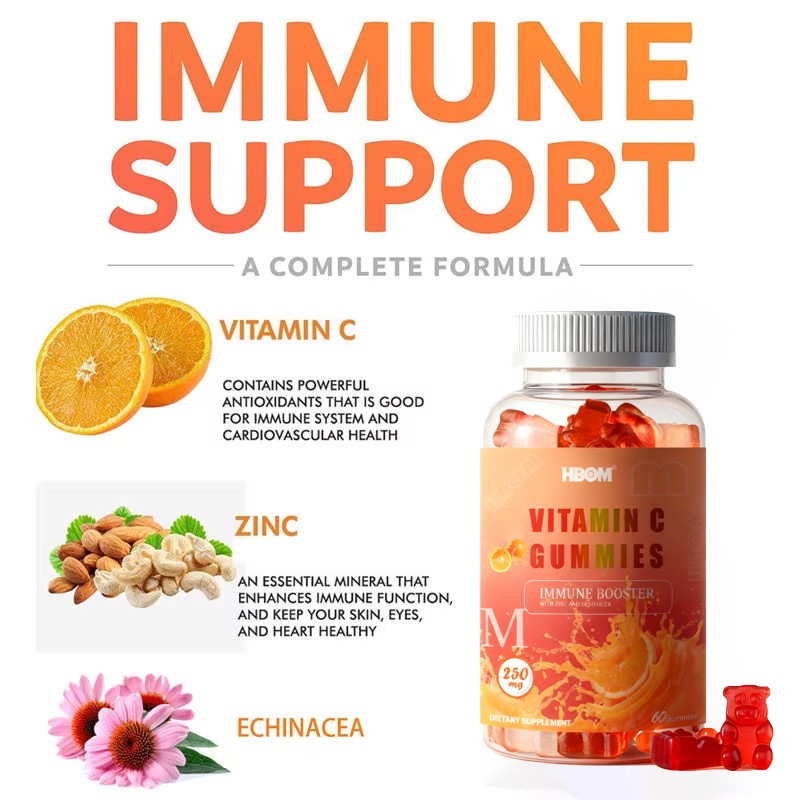 Vitamin C Gummies Manufacturer - OEM Private Label Skin Whitening Immunity