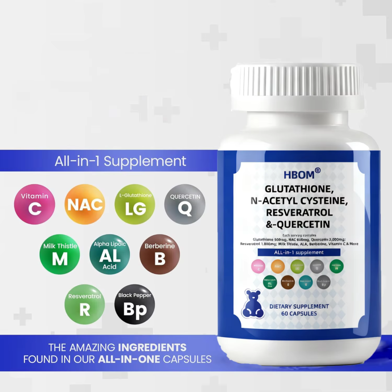 Biotin Glutathione Capsules Manufacturer - OEM Custom 60ct Skin Care Set